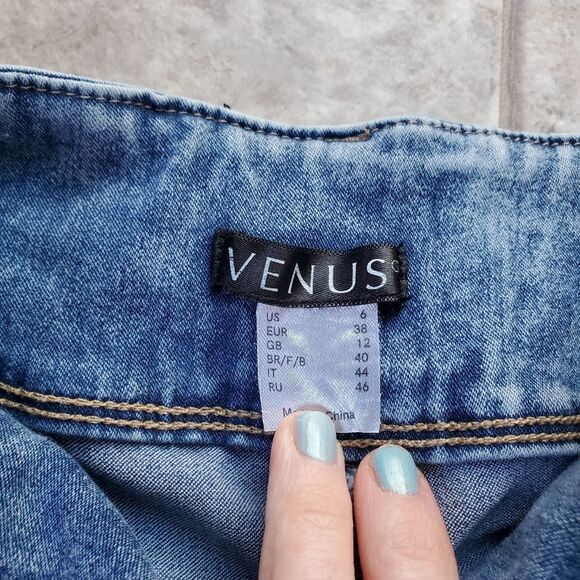 VENUS High Waisted Distressed Jegging Denim Jeans Women's Size 6 - Picture 5 of 9